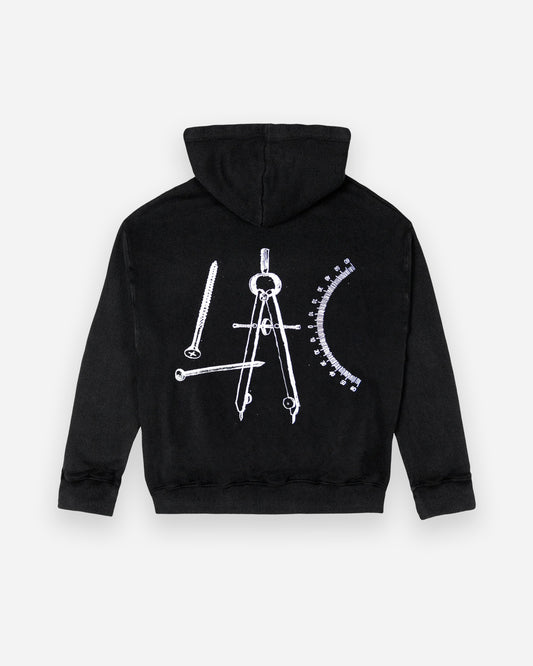 Hardware Zip-Up Hoodie